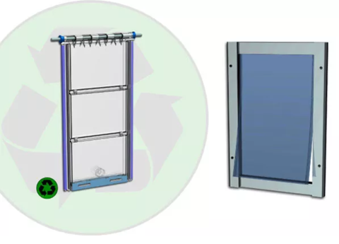 the endura flap is made with an environmentally friendly design
