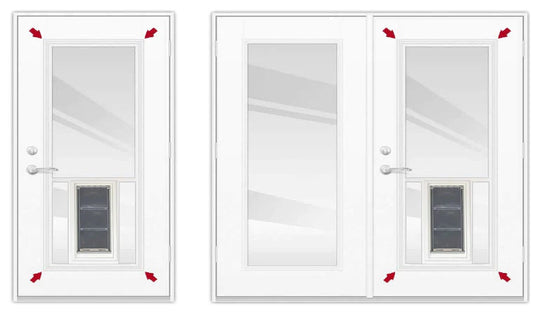 Utah Pet Access French Door Glass Insert