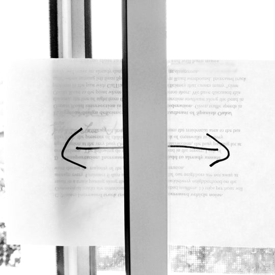 Use the draft stopper weather stripping to fix the Air Gap created when a sliding door is slightly open