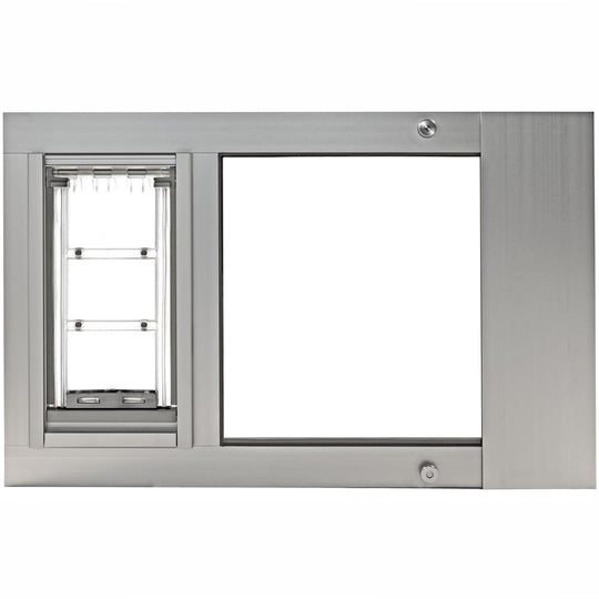 insulated window cat door