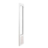 Vinyl sliding glass door cat door in Size Small. The Endura Flap is engineered to withstand -40 degree severe weather.