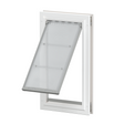 Endura Flap Pet Door White Aluminum Frame for Thin Door Installations