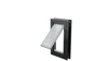 Open black Endura Flap small single flap, angled.