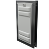 Locked black Endura Flap large single flap, angled.