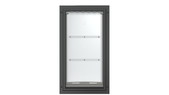 Front view of the black Endura Flap XL single flap.