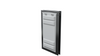 Locked black Endura Flap XL single flap, angled.