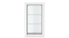 Front view of the white Endura Flap XL single flap.
