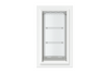 Front view of a white, single flap Endura Flap dog door for wall. Looking for dog doors for walls? Consider this reliable wall dog door.