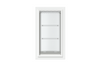 Front view of a white, single flap Endura Flap dog door for wall. Looking for the best dog doors for your home? Consider this wall dog door.