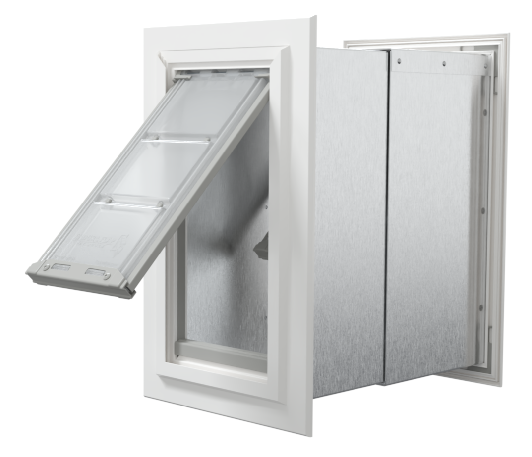 Endura Flap Wall Mount Pet Door for Thick Walls