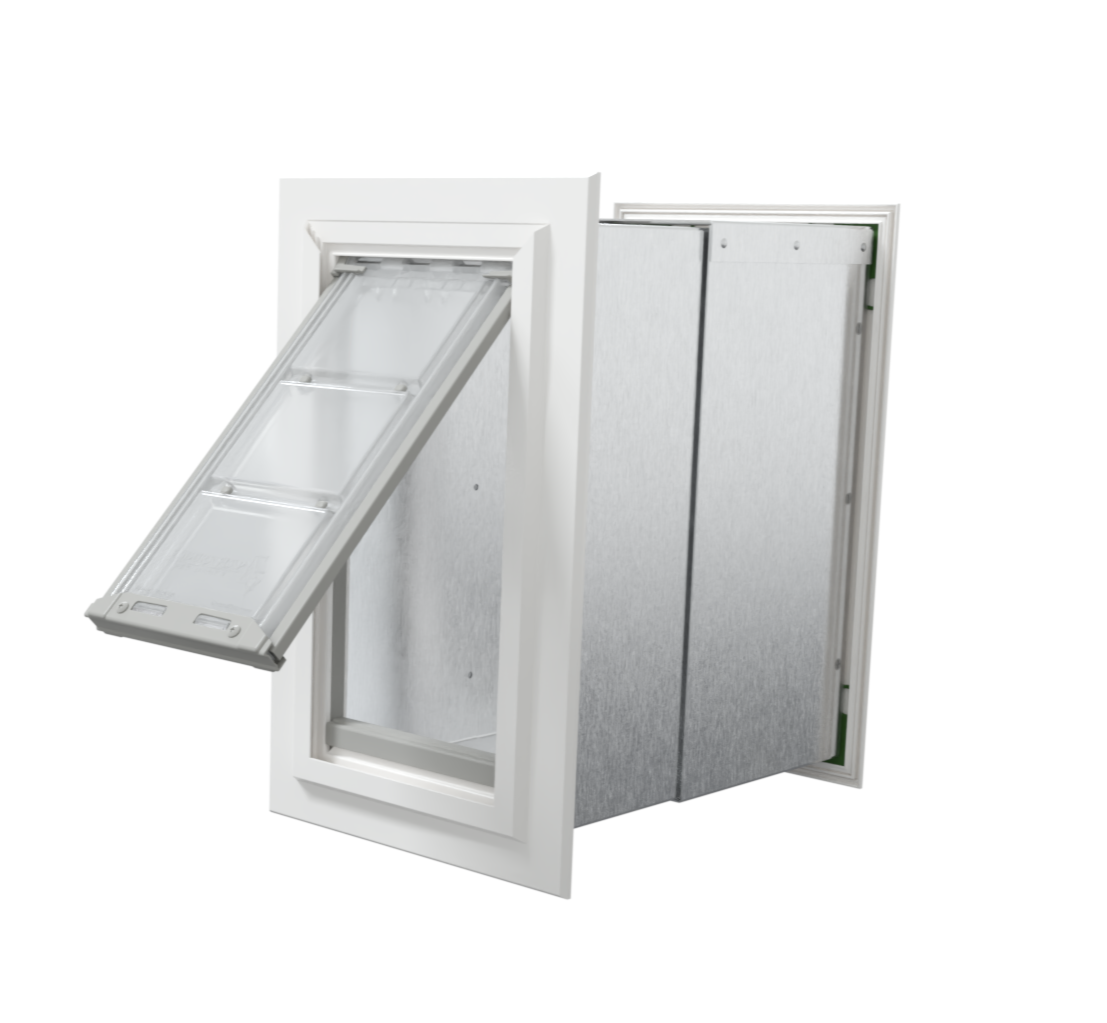 Endura Flap Single Flap Wall Mount Pet Door for Thick Walls