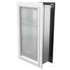 Endura Flap Wall Mount dog door insert sized for small, medium, large, and extra large dogs