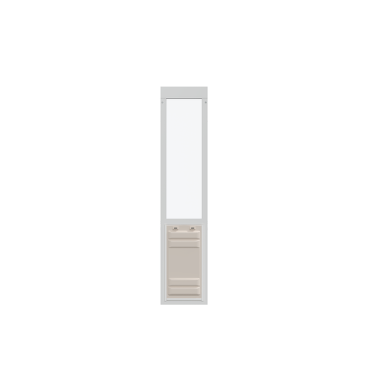 Vinyl insulated top pet patio door
