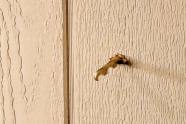 DRILL THROUGH THE OUTER WALL