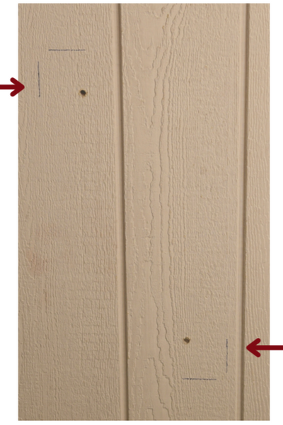 MARK WHERE TO CUT THE OUTER WALL