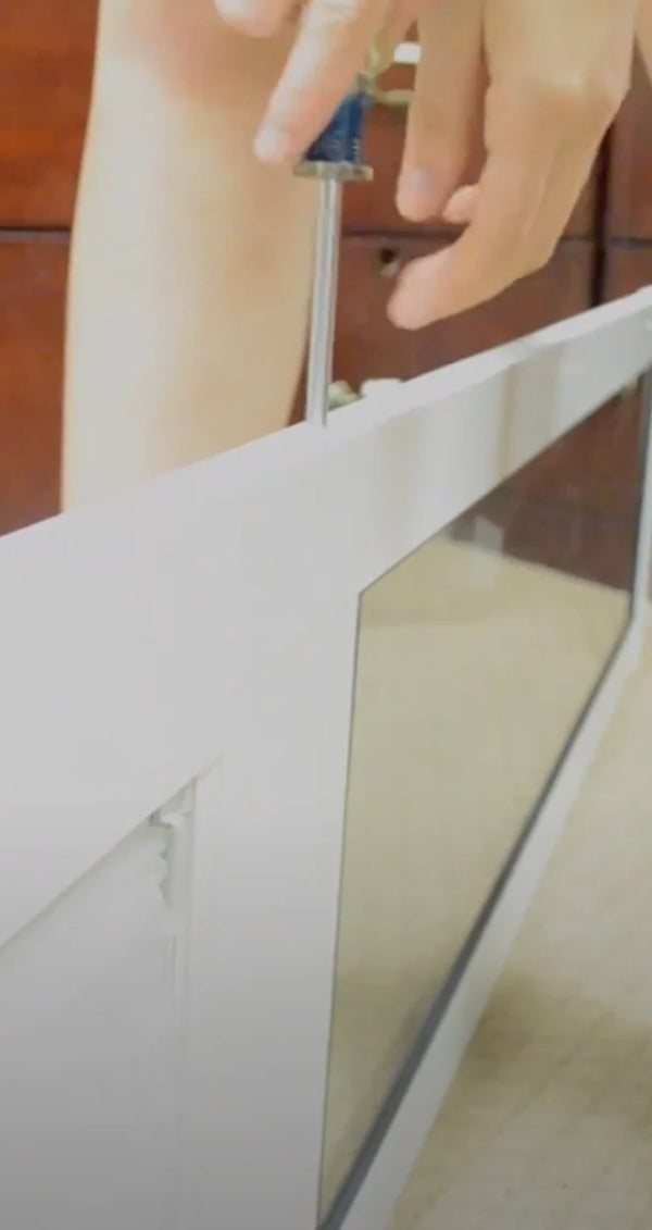 Loosen Middle Frame Screws