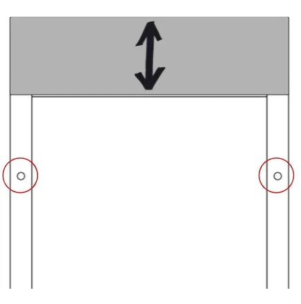Loosen Height Adjustment Locks