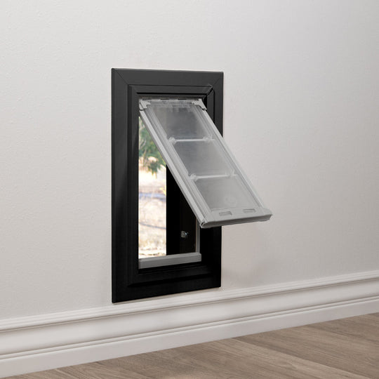 Custom Frame Color Endura Flap E2 Single Flap Pet Door for Thick Walls