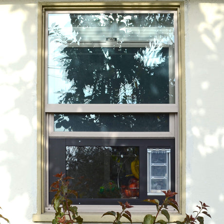 White Thermo Sash pet window door