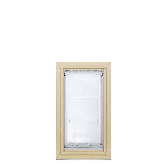 Custom Frame Color Endura Flap E2 Double Flap Pet Door for Thick Walls