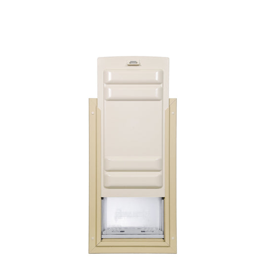 large pet door tan