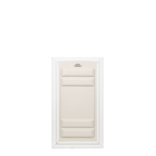 large pet door white