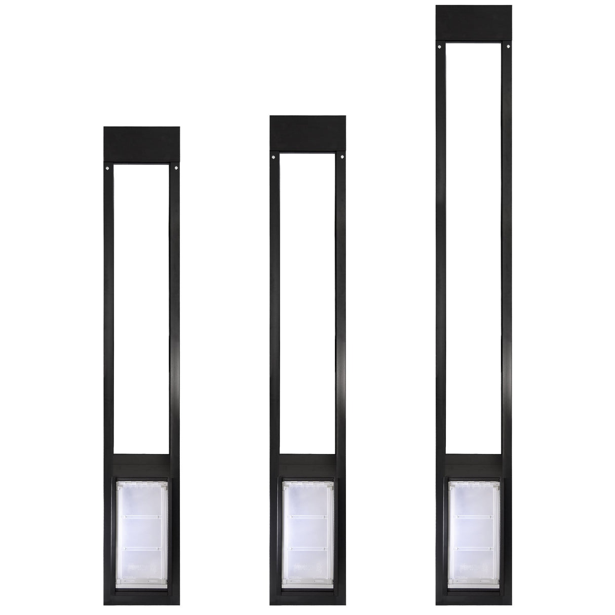 large to small small doggie door panel insert