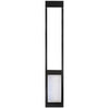 Black-frame Endura Flap Thermo Panel 3e Dual Pane dog door insert panel for sliding glass patio doors