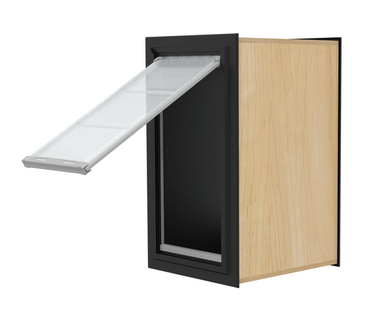 Custom Frame Color Endura Flap E2 Single Flap Pet Door for Thick Walls