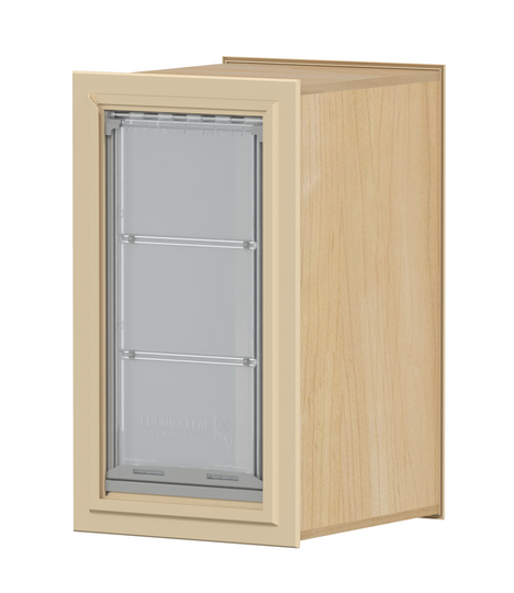 Custom Frame Color Endura Flap E2 Single Flap Pet Door for Thick Walls