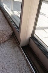 Trim the Draft Stop weather stripping with Scissors to Fit Sliding Door Contours | Customized | Wind Protection