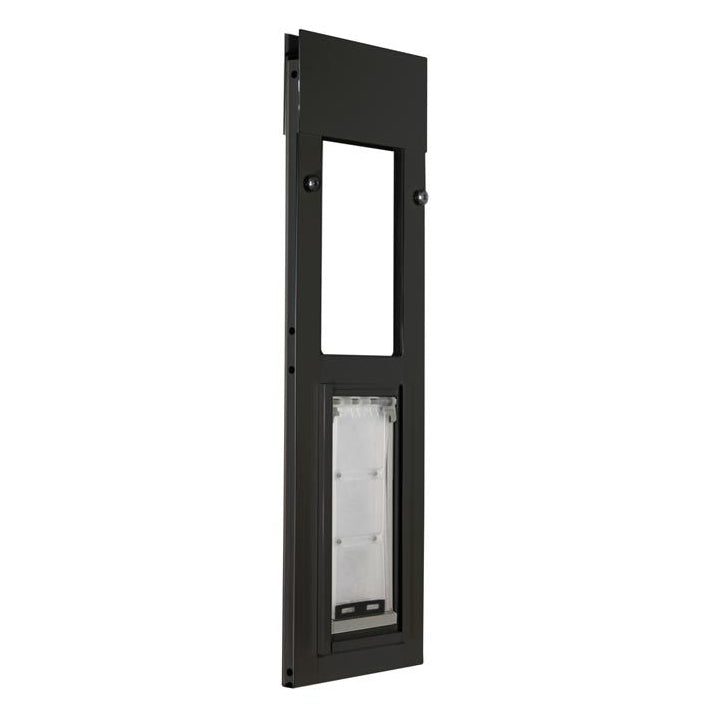 bronze endura flap cat door for sliding windows