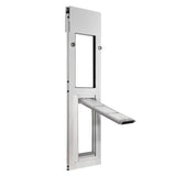 Endura cat door for sliding window installation