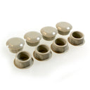 Tan Hoe plugs for Endurance Puppy Doors | Tan screw covers for Endura Flap