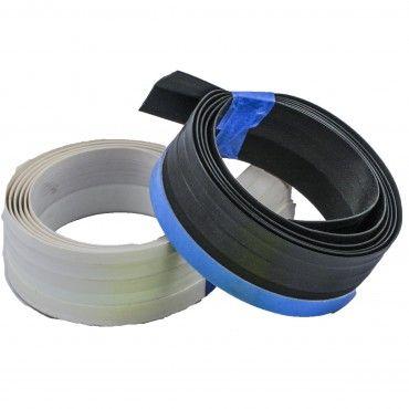 Draft Stopper Weatherstrip for Sliding Glass Doors are available in both White and Black Color Options