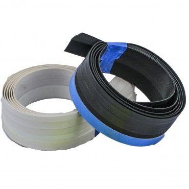 Draft Stopper Weatherstrip for Sliding Glass Doors are available in both White and Black Color Options