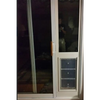 sliding glass dog door panel insert extension.