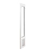 Endura vinyl dog door for sliding door in Size Small. Spring loaded design and tension fit for a no tools installation.