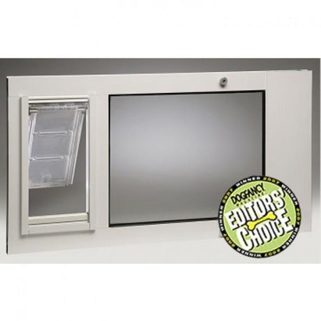 Thermo Sash 3e Showing "Endura" Flap large sized window pet door.